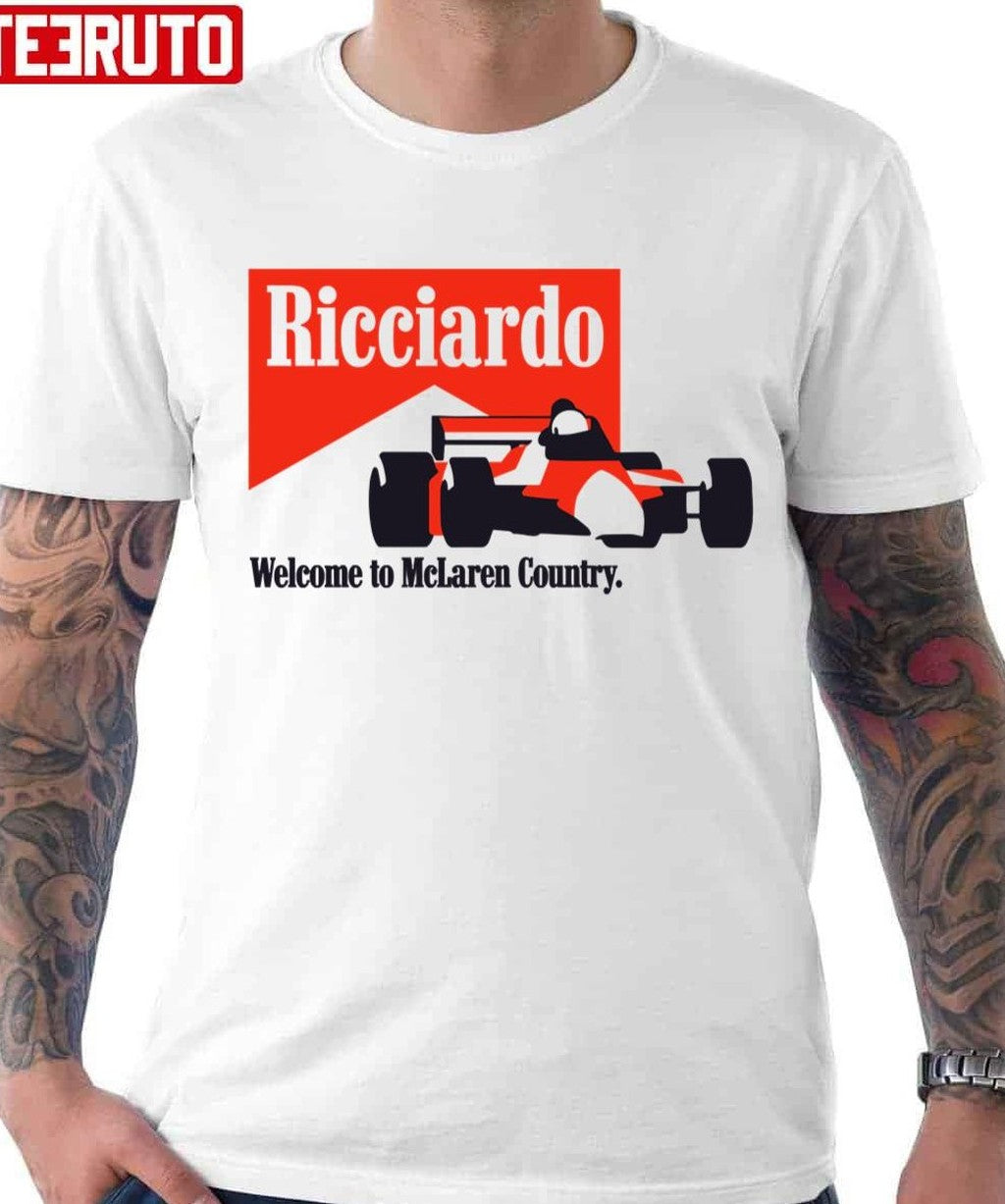 Ricciardo 2021 Welcome To McLaren Country Unisex T-Shirt
