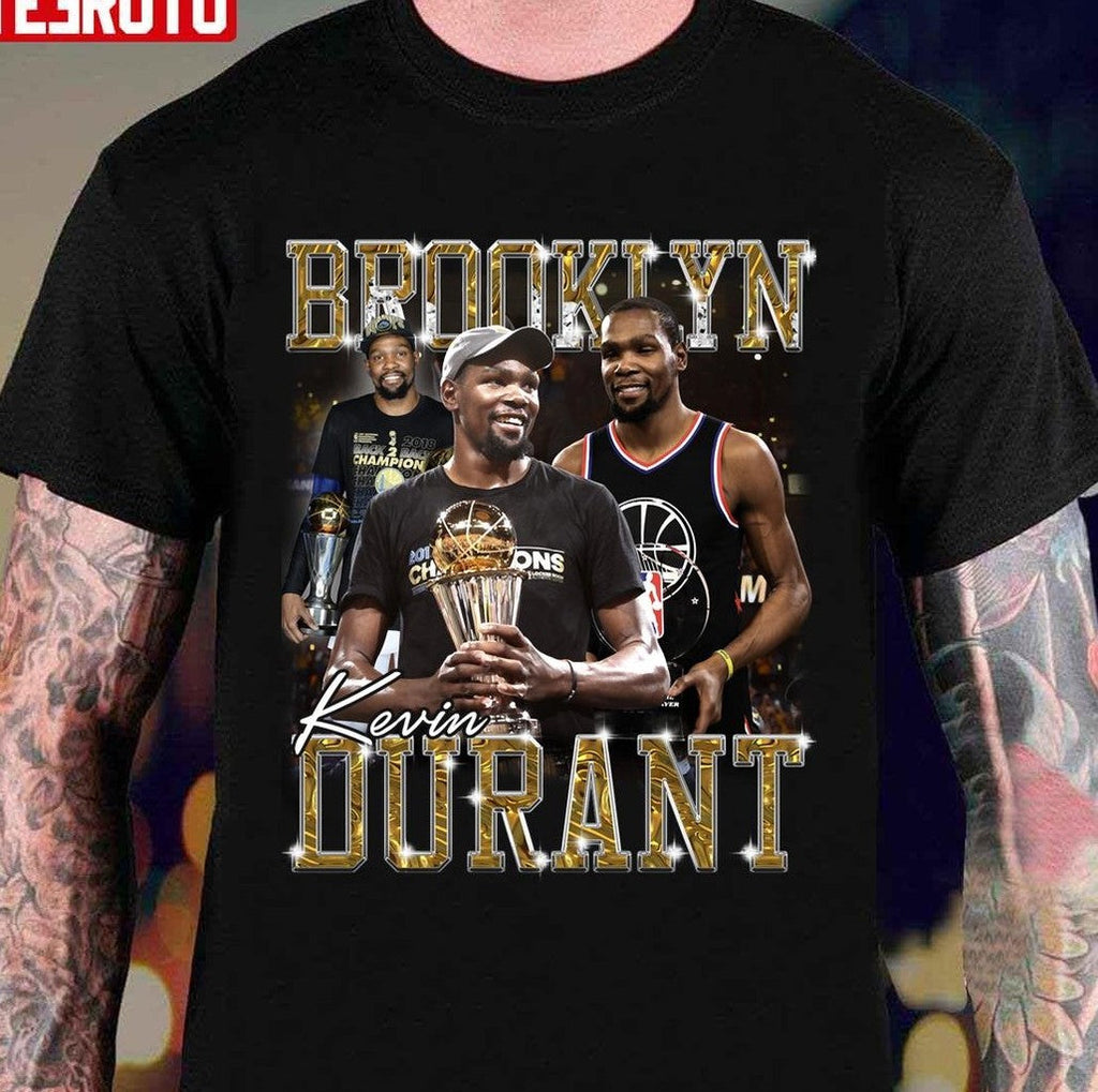 Basketball Legend Kevin Durant Signature Vintage Retro 80s 90s Bootleg Rap Style Unisex T-Shirt