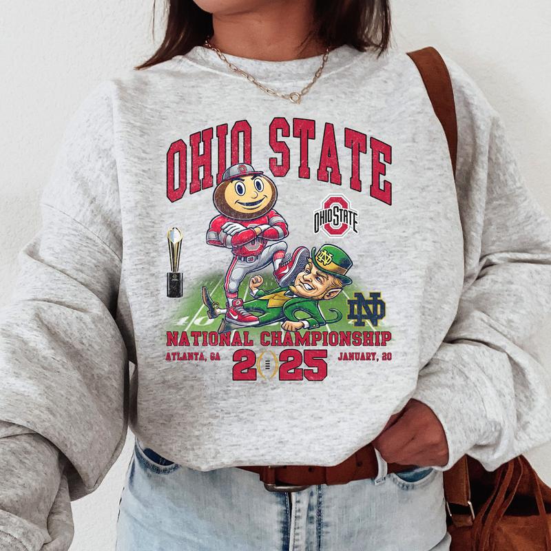 Ohio State Buckeyes 2025 NCAA Champions Vintage Shirt, Crewneck, Cotton, Shirt