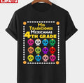 4th Grade School Day Of The Dead Sugar Skull Unisex T-shirt