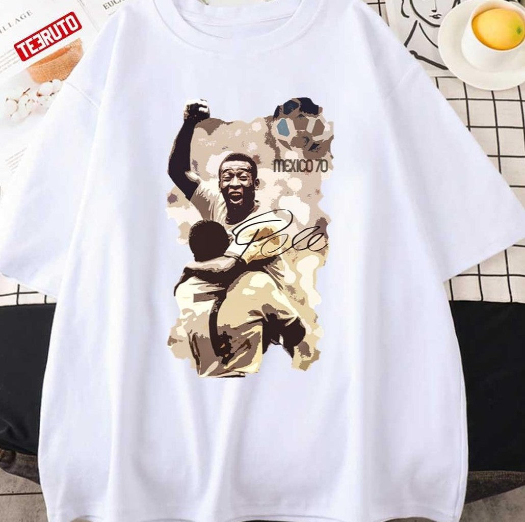 Pele Mundial Footballer Football Brazilian Mexico 70 Unisex Sweatshirt