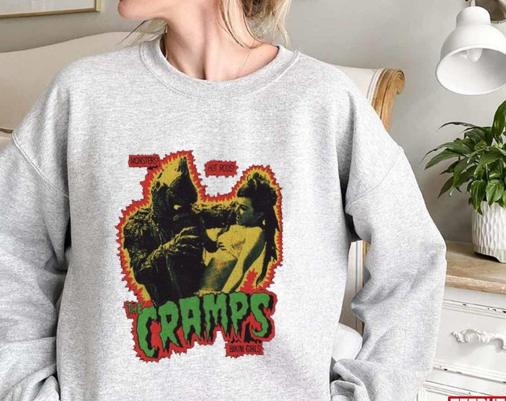 Monsters And Bikini Girls The Cramps Unisex Sweatshirt