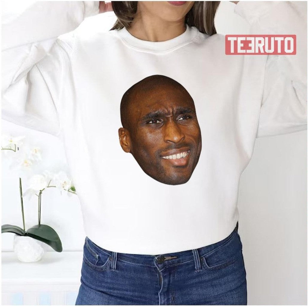 Sol Campbell Face Meme Tottenham Hotspur Unisex Sweatshirt