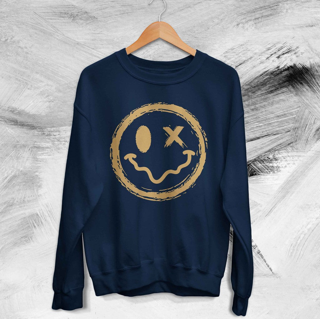 Smile Emoticon Aesthetic Korean Style Harajuku Unisex Sweatshirt
