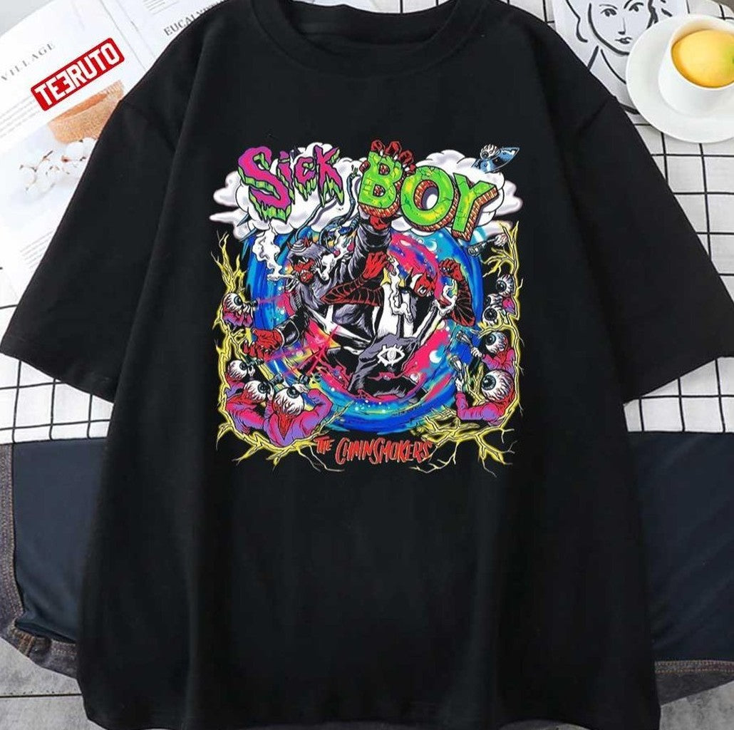 Sick Boy The Chainsmokers Artwork Unisex T-Shirt