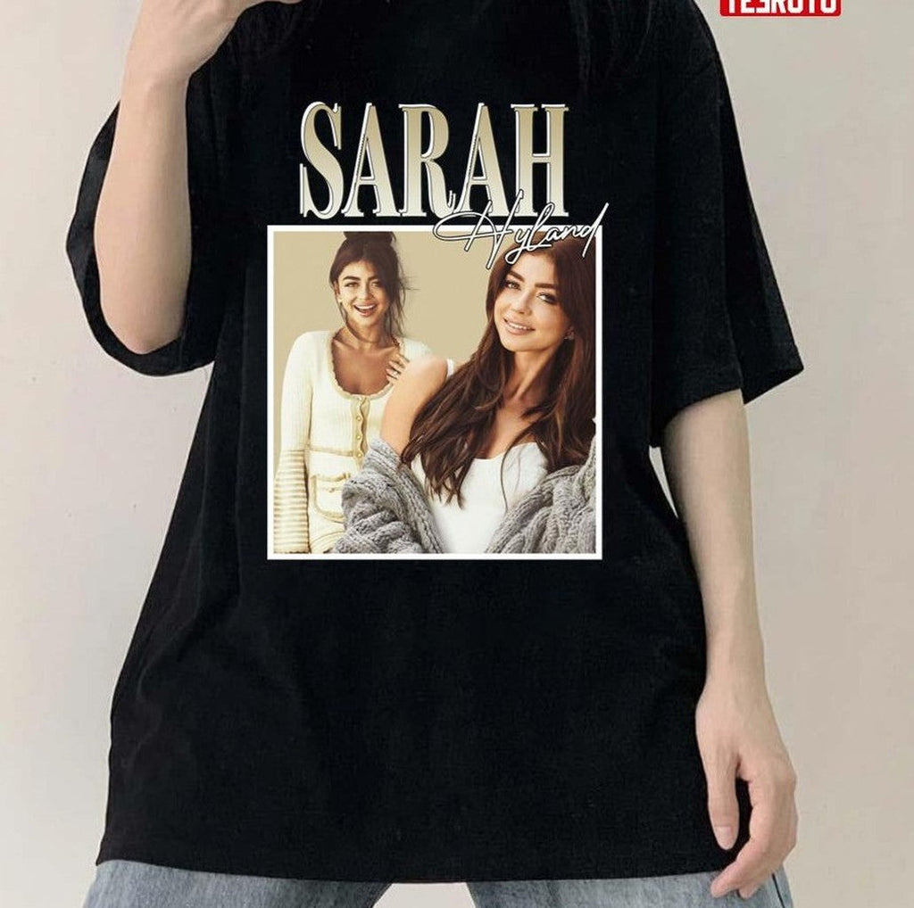 Sarah Hyland Vintage Bootleg Graphic Design Unisex T-shirt