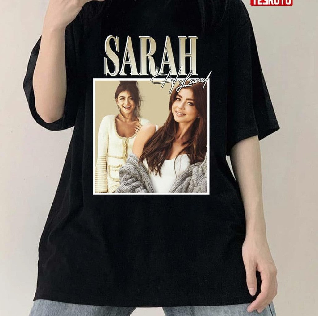 Sarah Hyland Vintage Bootleg Graphic Design Unisex T-shirt