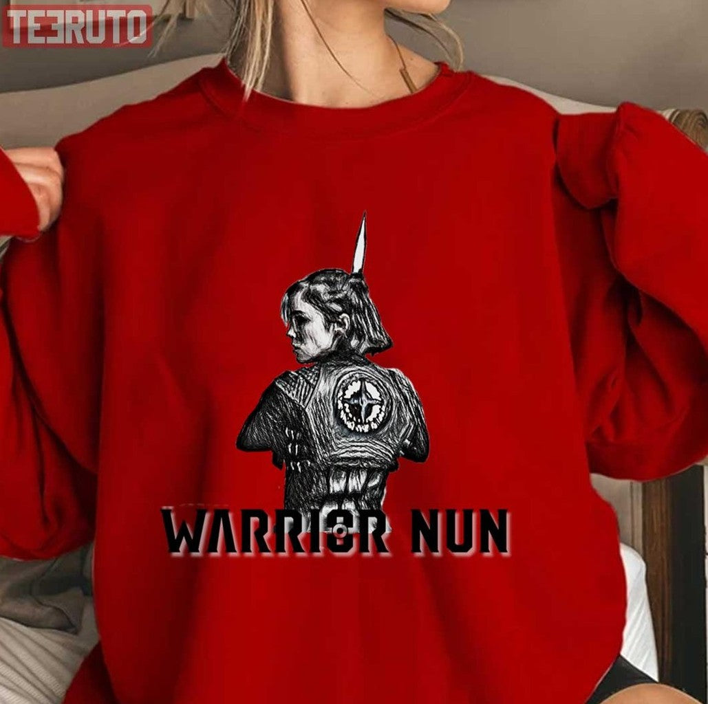 Sister Beatrice Ava With Sword And Halo Sketch Unisex Sweatshirt