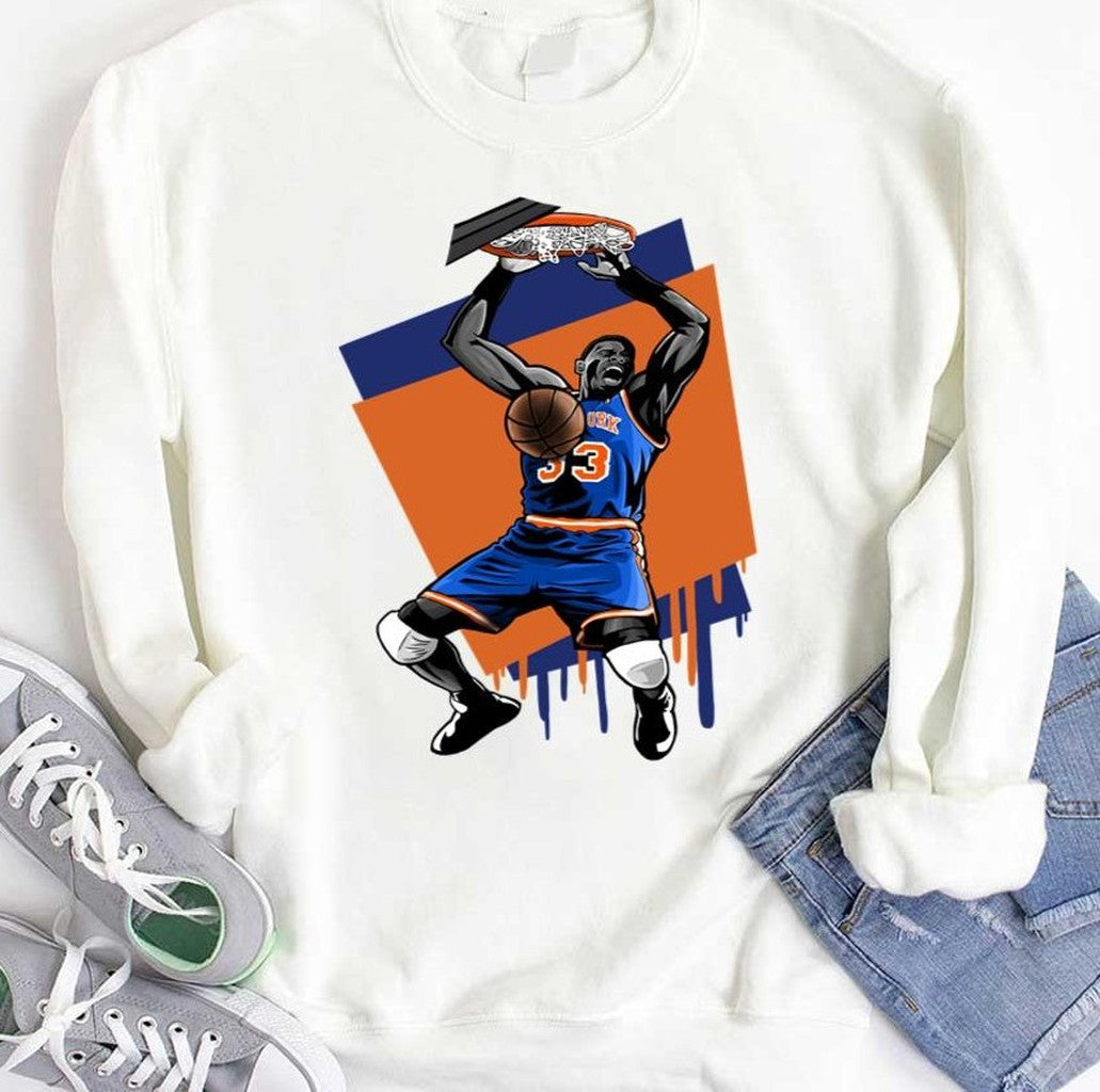 Nba Legends Patrick Ewing The Dunk Unisex Hoodie