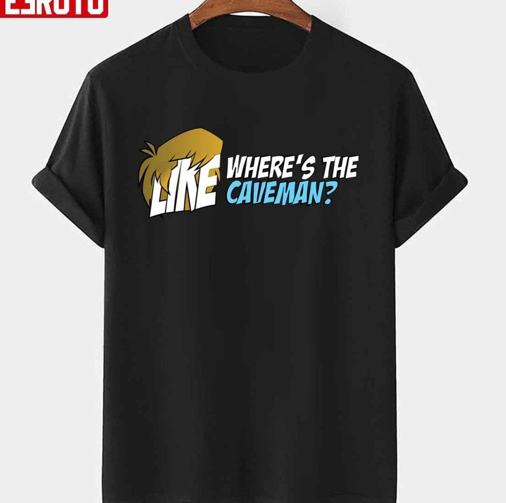 Shaggy Where's The Caveman Scooby Doo Unisex T-Shirt