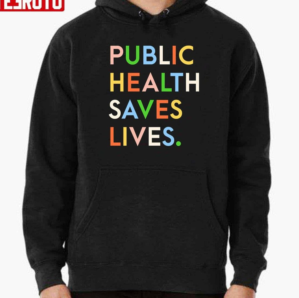 Public Health Saves Lives Modern Print Unisex T-Shirt