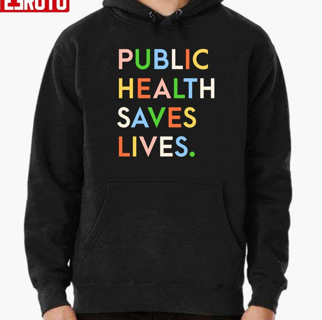 Public Health Saves Lives Modern Print Unisex T-Shirt