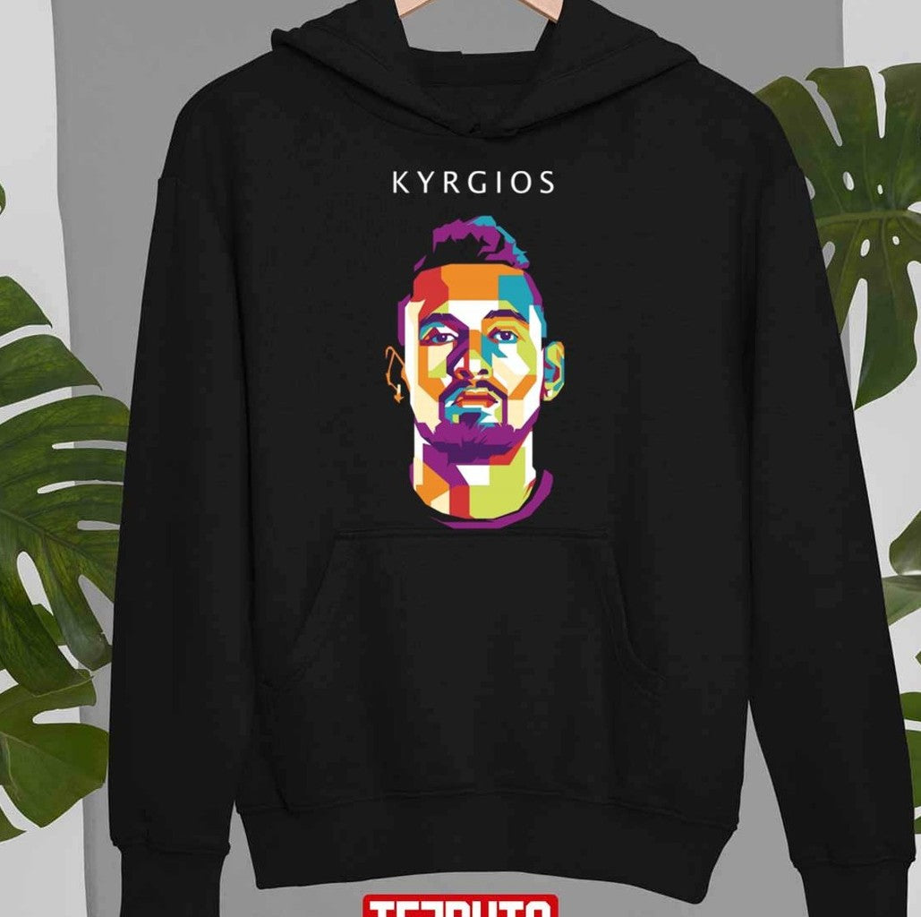 Pro Tennis Player Digital Art Nick Kyrgios Unisex Sweatshirt