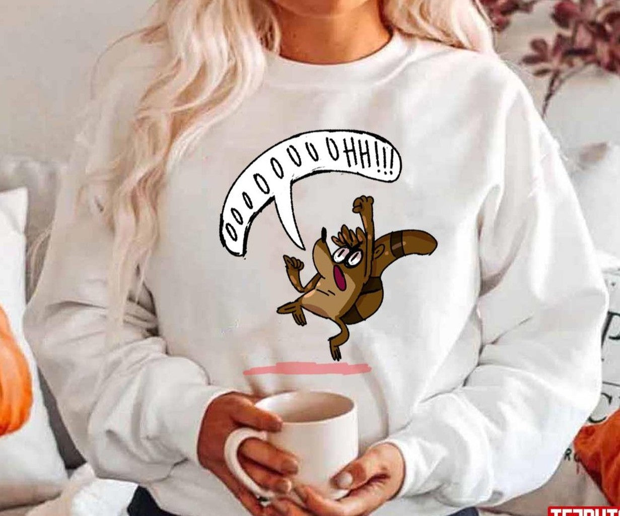 Rigby Ooohh Regular Show Character Unisex Hoodie