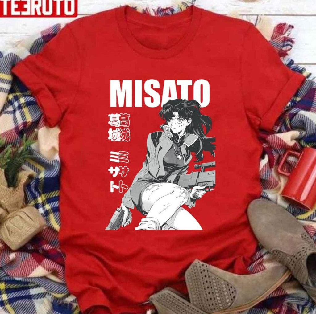 Badass Misato Katsuragi Neon Genesis Evangelion Unisex Sweatshirt