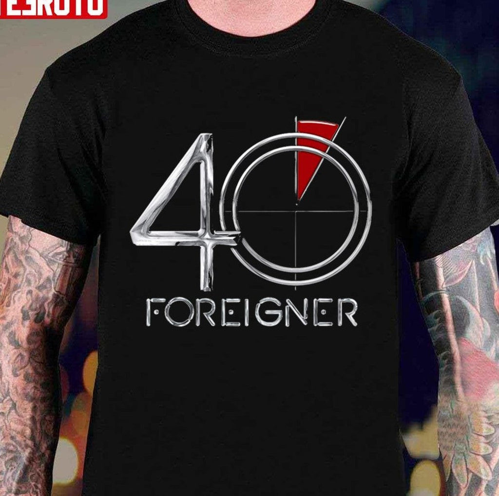 40 Foreigner Band Unisex T-Shirt