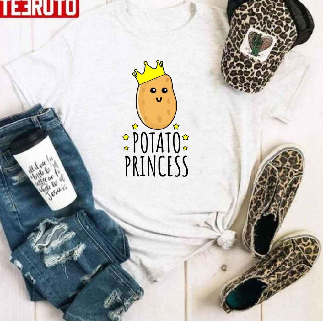 Potato Princess Cute Potato Unisex Hoodie