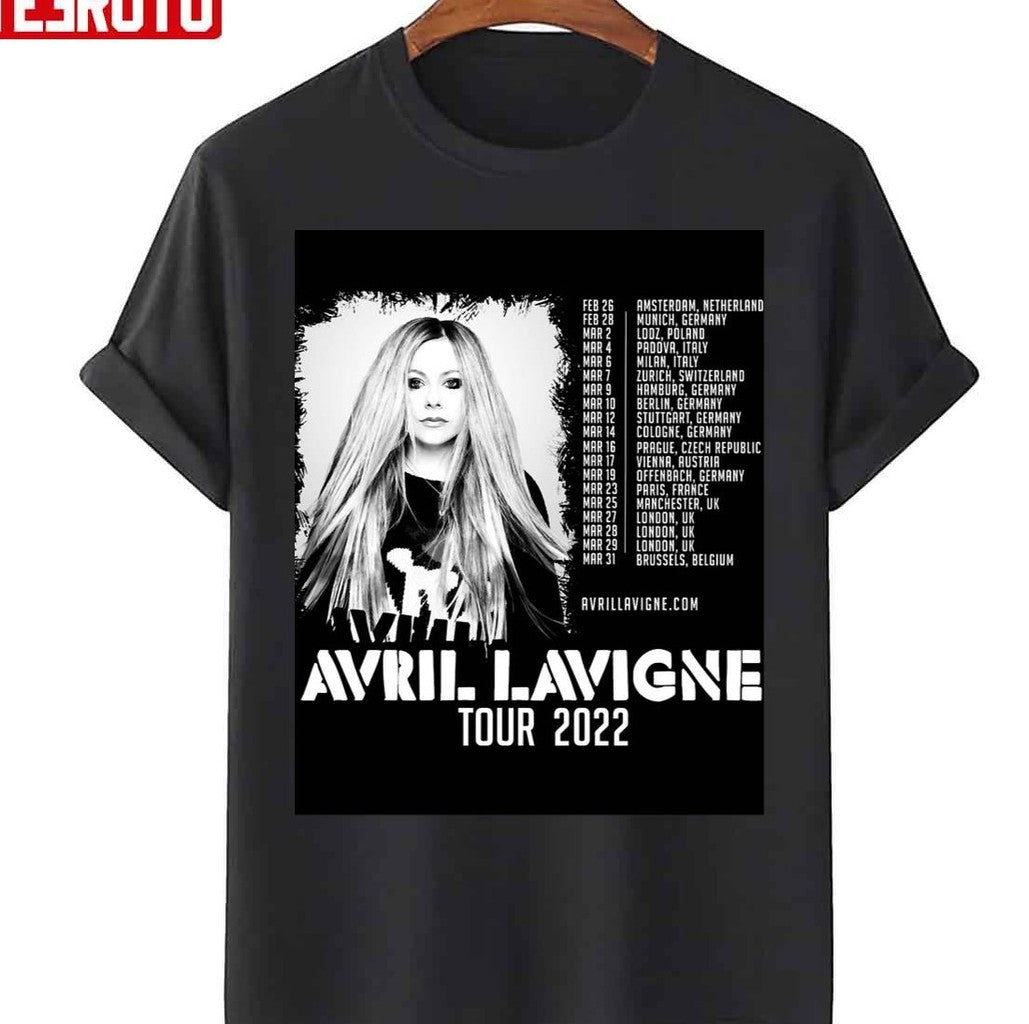 Avril Tour Date 2022 Unisex T-Shirt