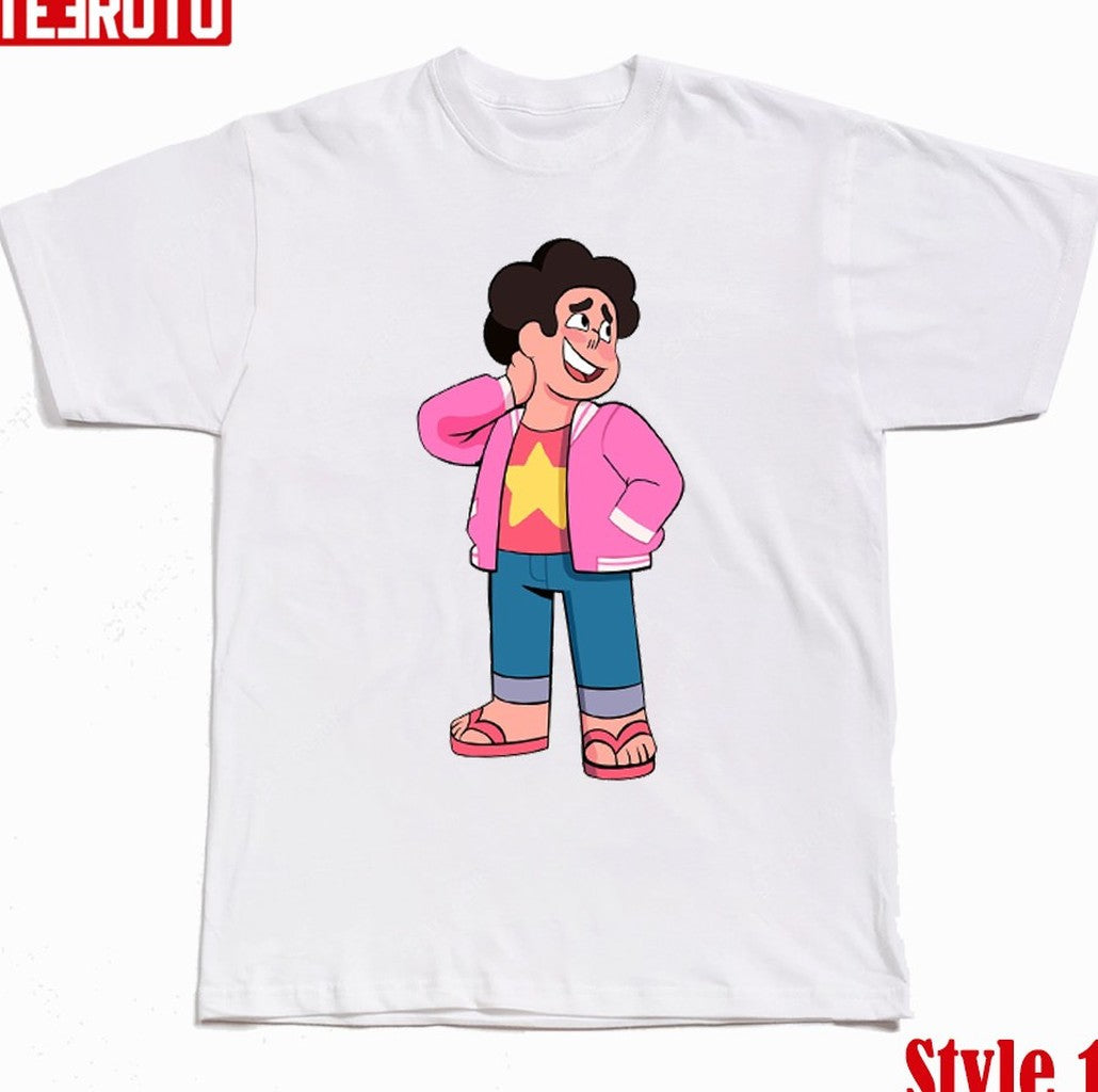 Steven And Connie Couple Steven Universe Matching Design Valentine's Day Unisex T-Shirt