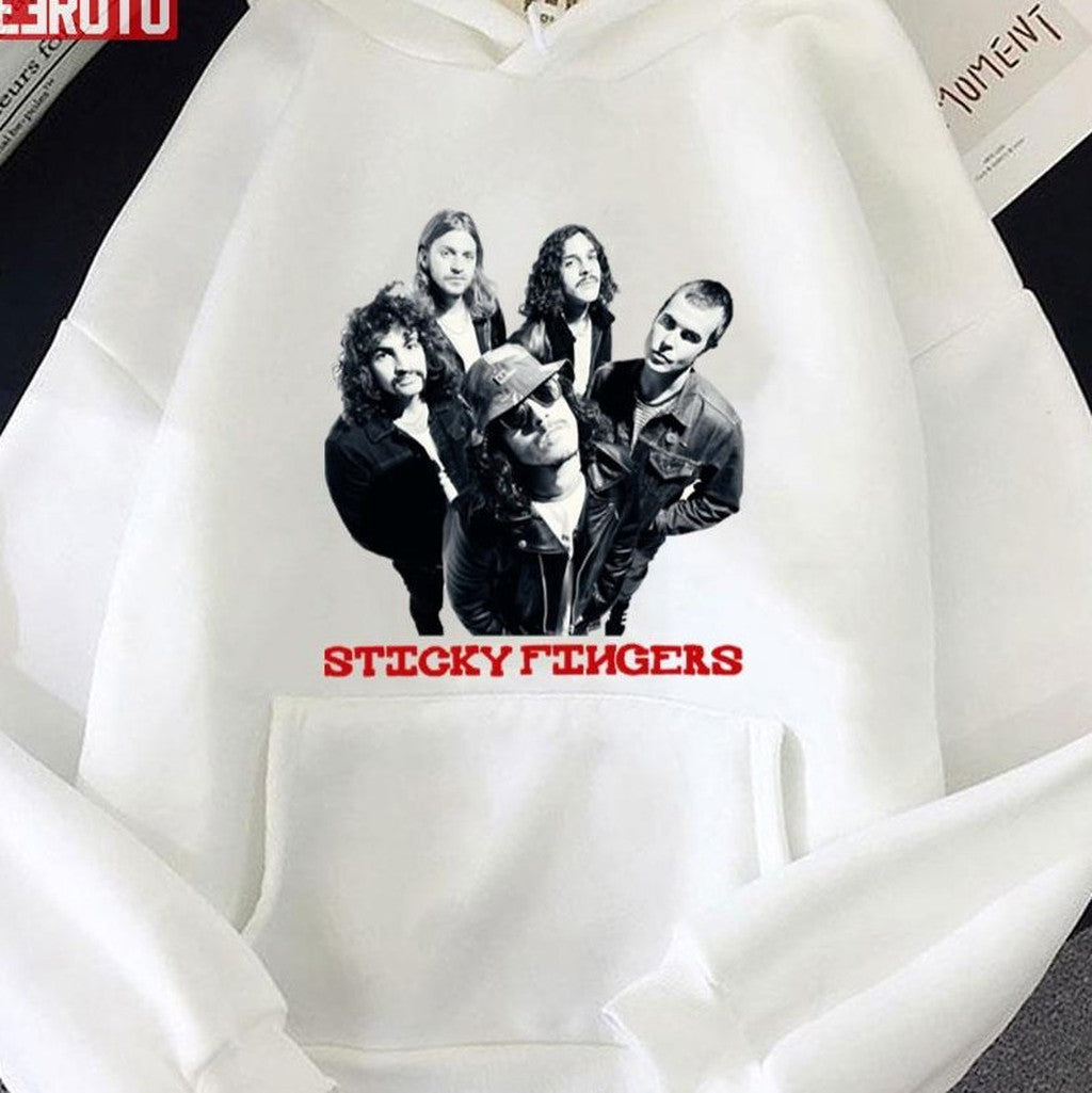 Sticky Fingers Band Members Unisex T-Shirt