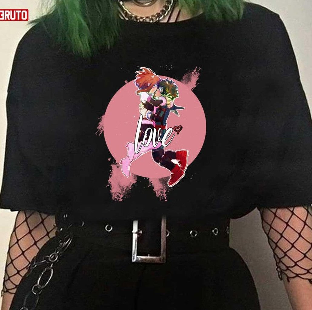 My Hero Academia Uraraka X Midoriya Love Unisex T-shirt