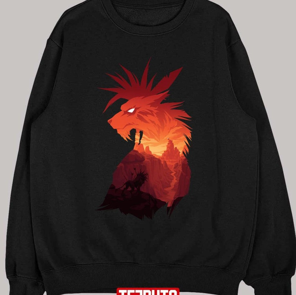 The Canyon's Guardian Black Final Fantasy VII Game Unisex T-shirt