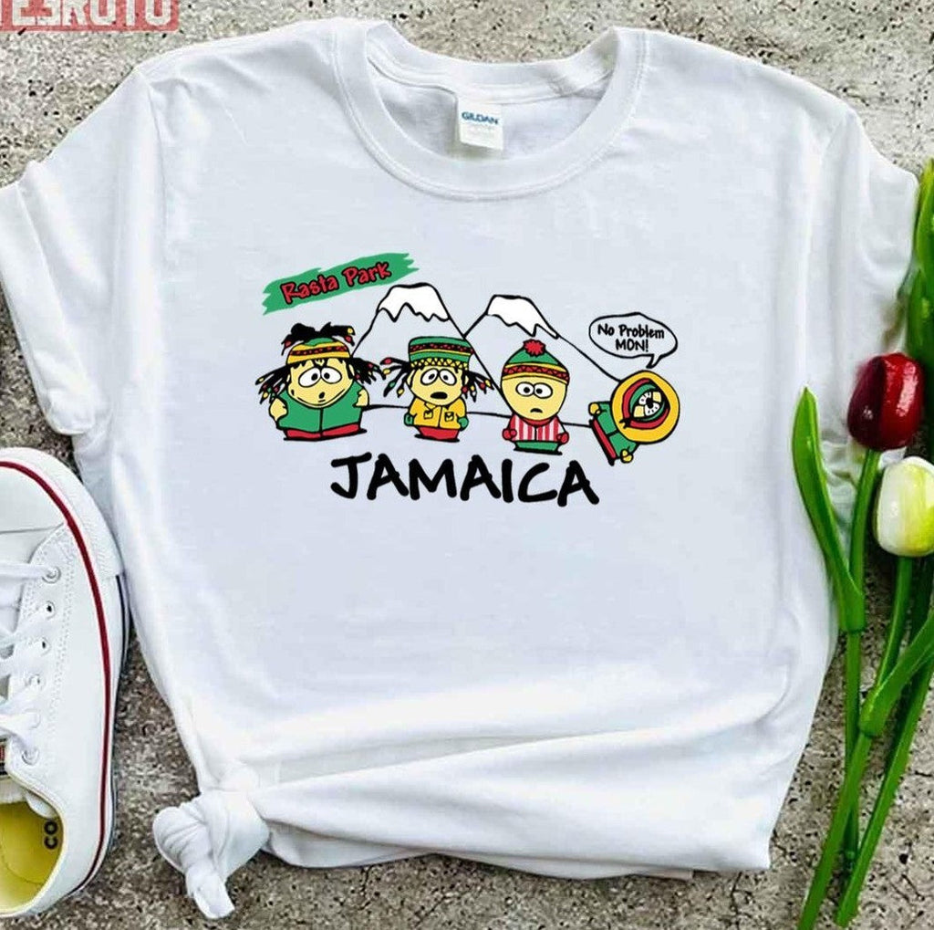 Smoke Park Rasta Park Jamaica Southpark Unisex T-Shirt