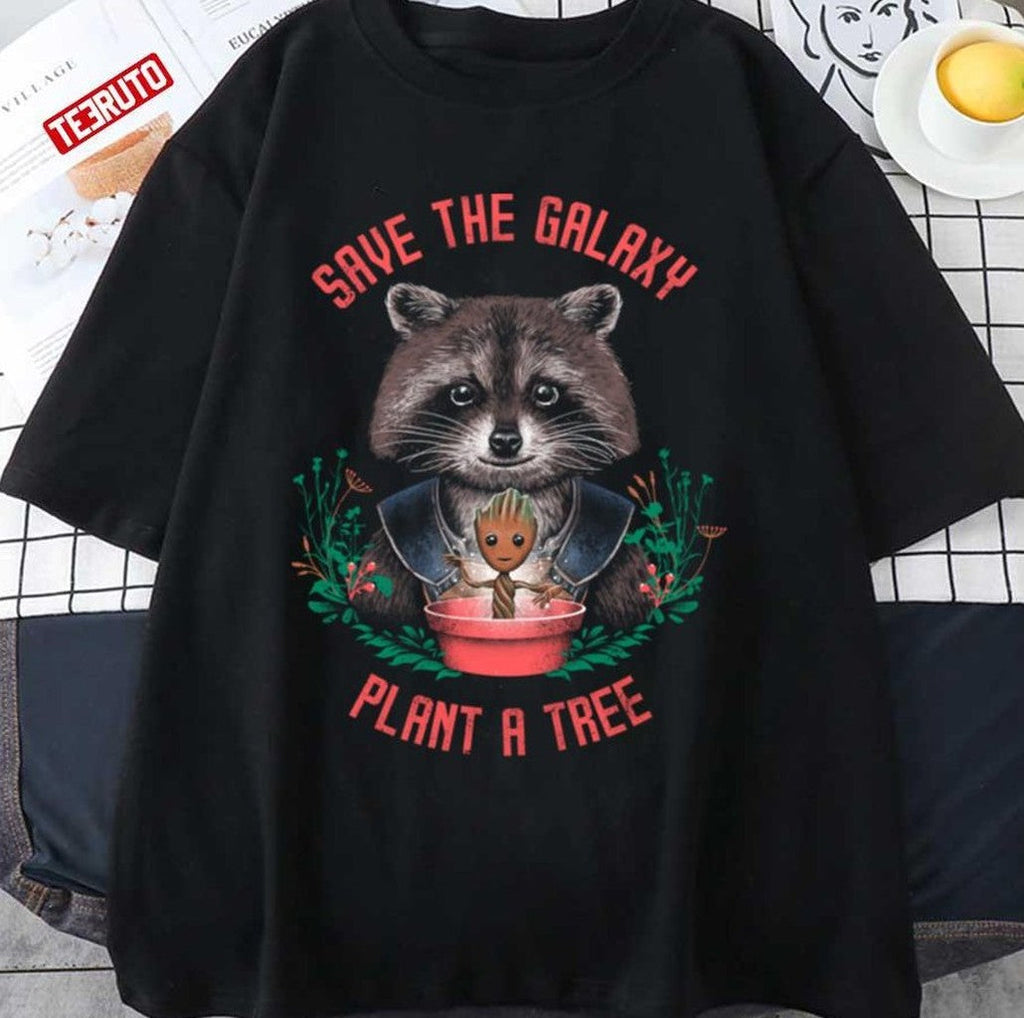 Save The Galaxy Plant A Tree Baby Groot Unisex T-shirt