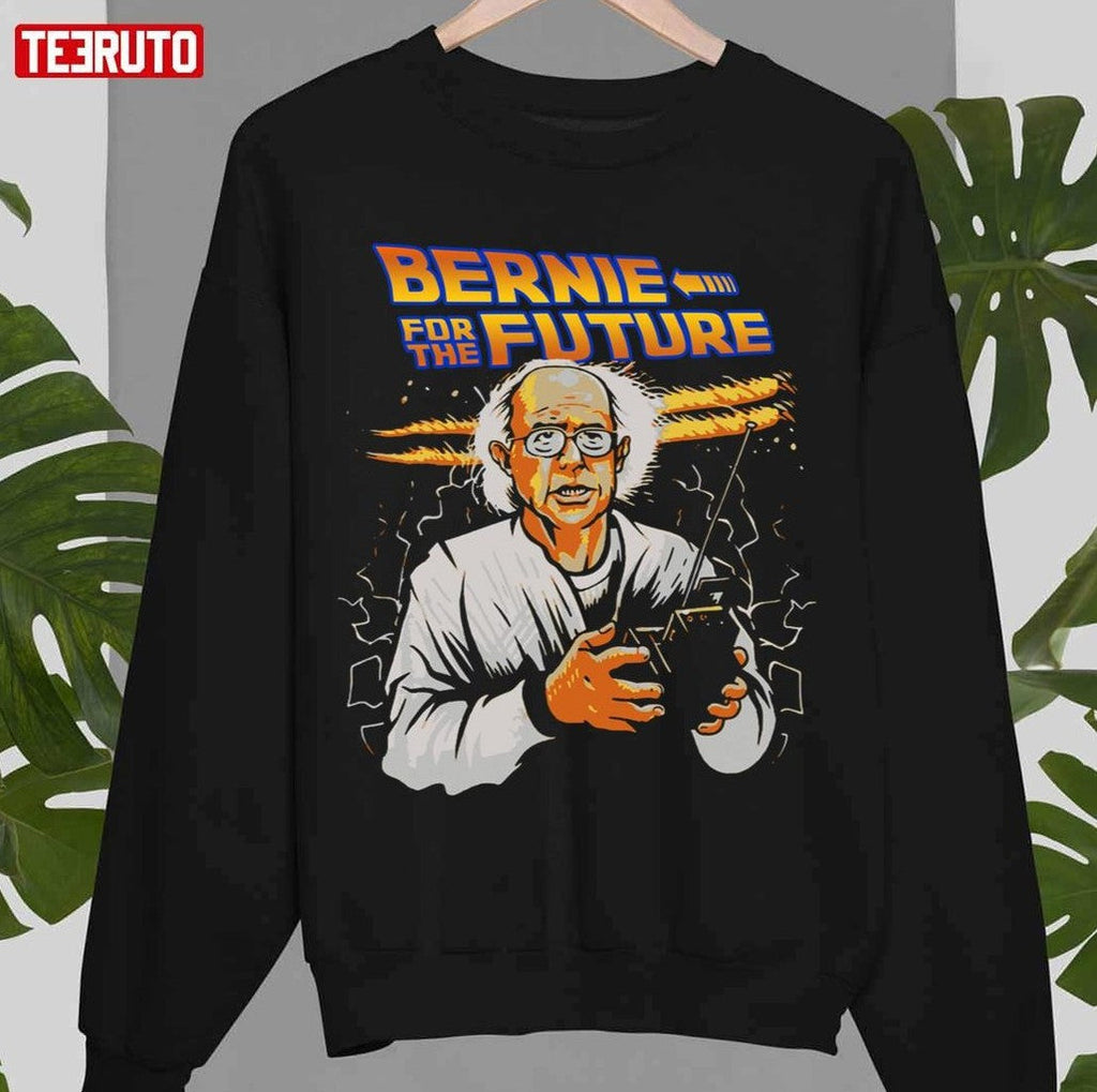 Bernie For The Future Back To The Future Retro Unisex Sweatshirt