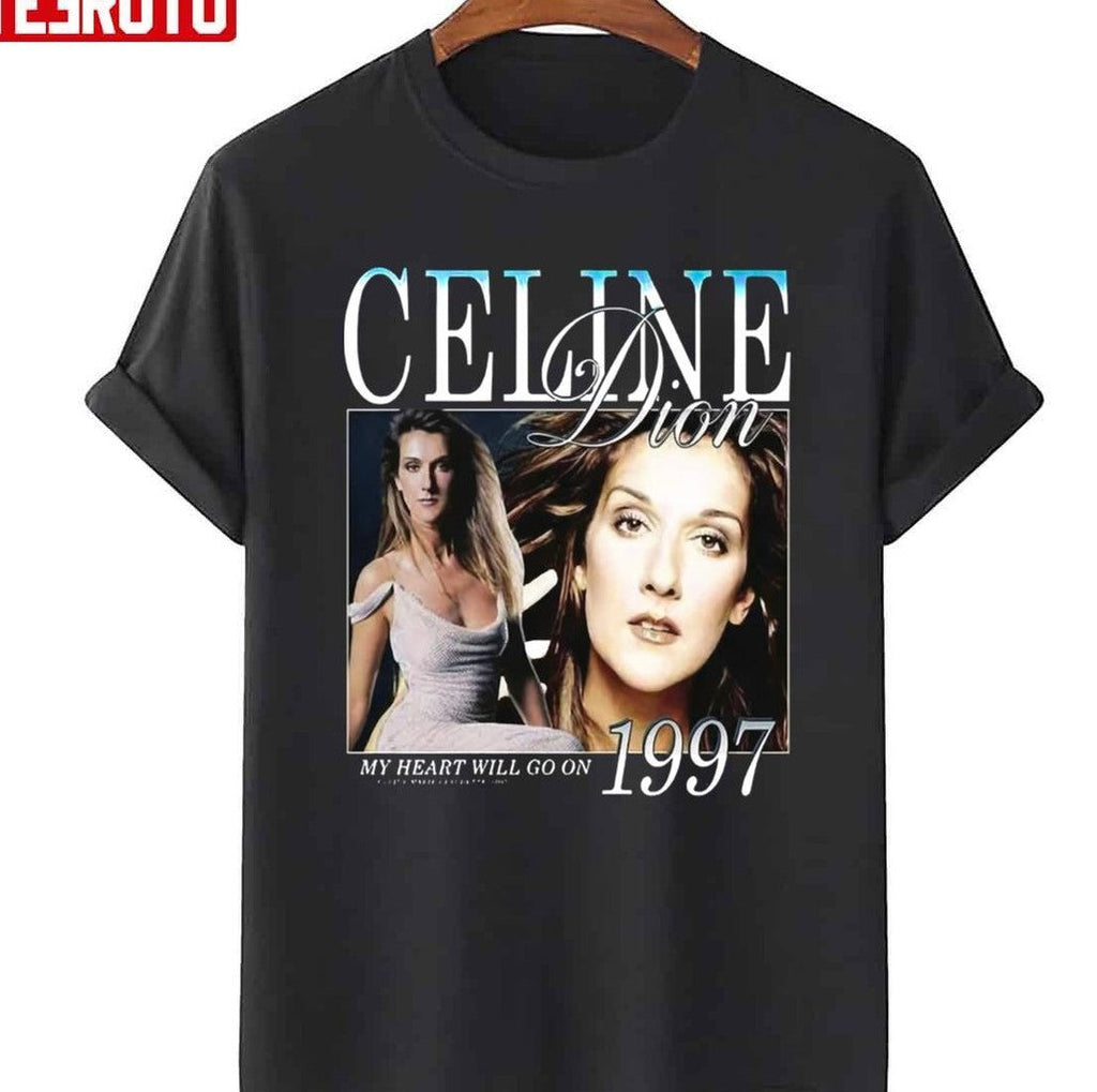 My Heart Will Go On Celine Dion Vintage Unisex T-Shirt