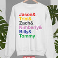 Power Rangers Names Unisex Sweatshirt