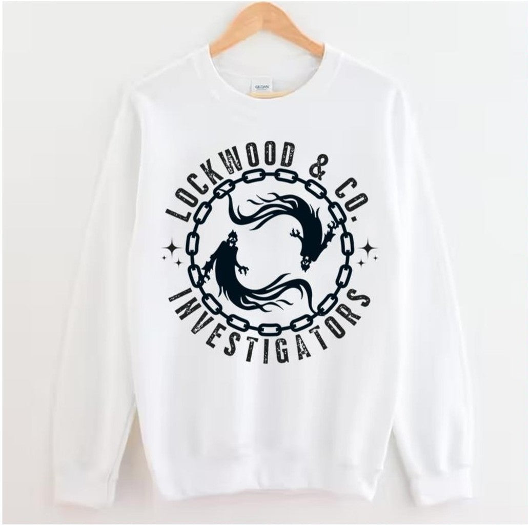 The Ghost Investigations Round Logo Lockwood &amp; Co Unisex Hoodie