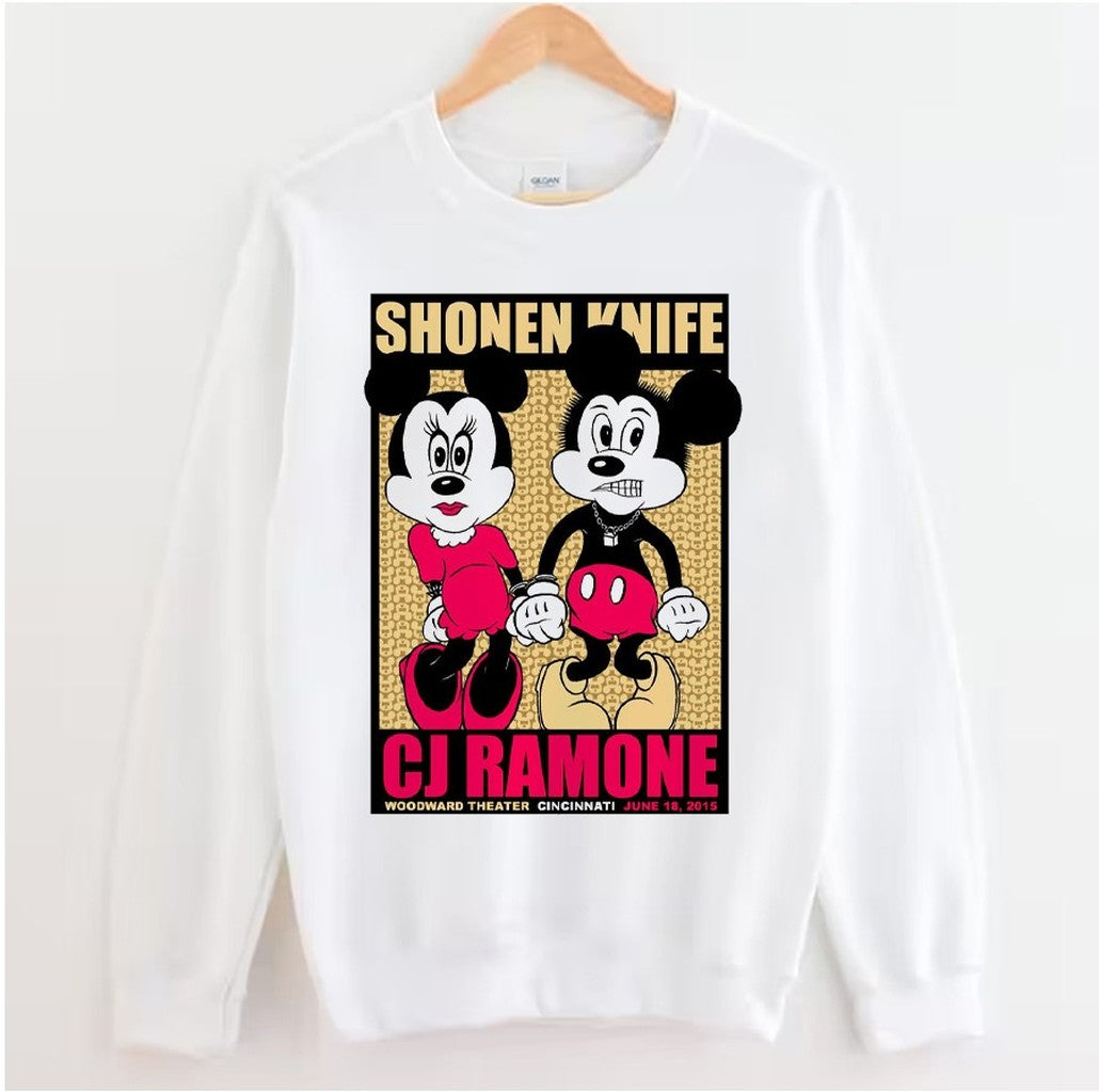 Shonen Knife Cj Ramone Gigposter Cincinnati Ohio Unisex Sweatshirt