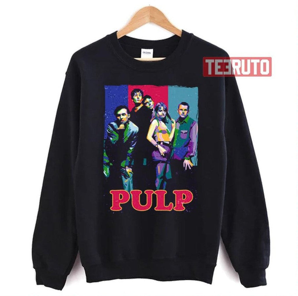 Pulp Band Colored Collage Unisex T-Shirt