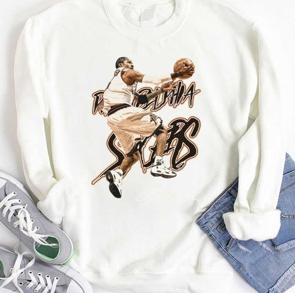 The 1 Point Allen Iverson Basketball Signature Unisex T-Shirt