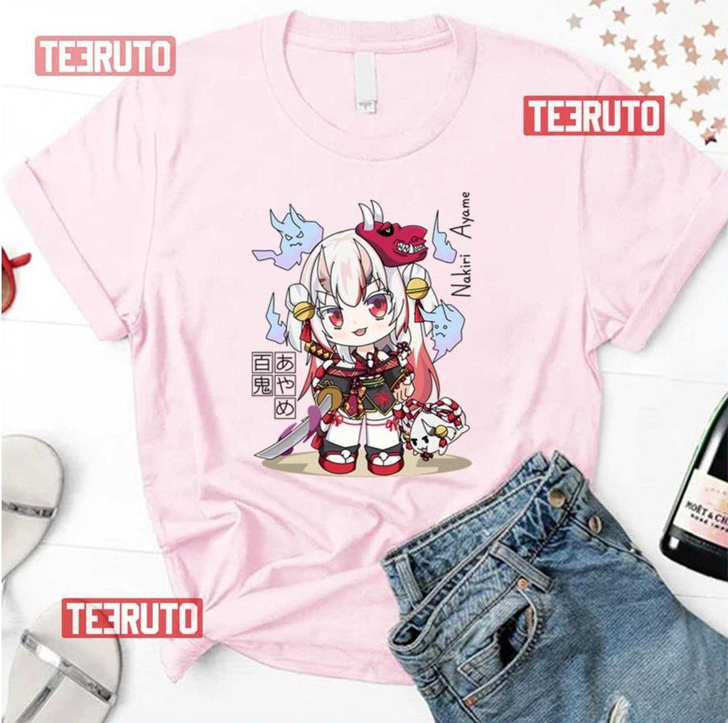 Nakiri Ayame Hololive Chibi Unisex T-Shirt