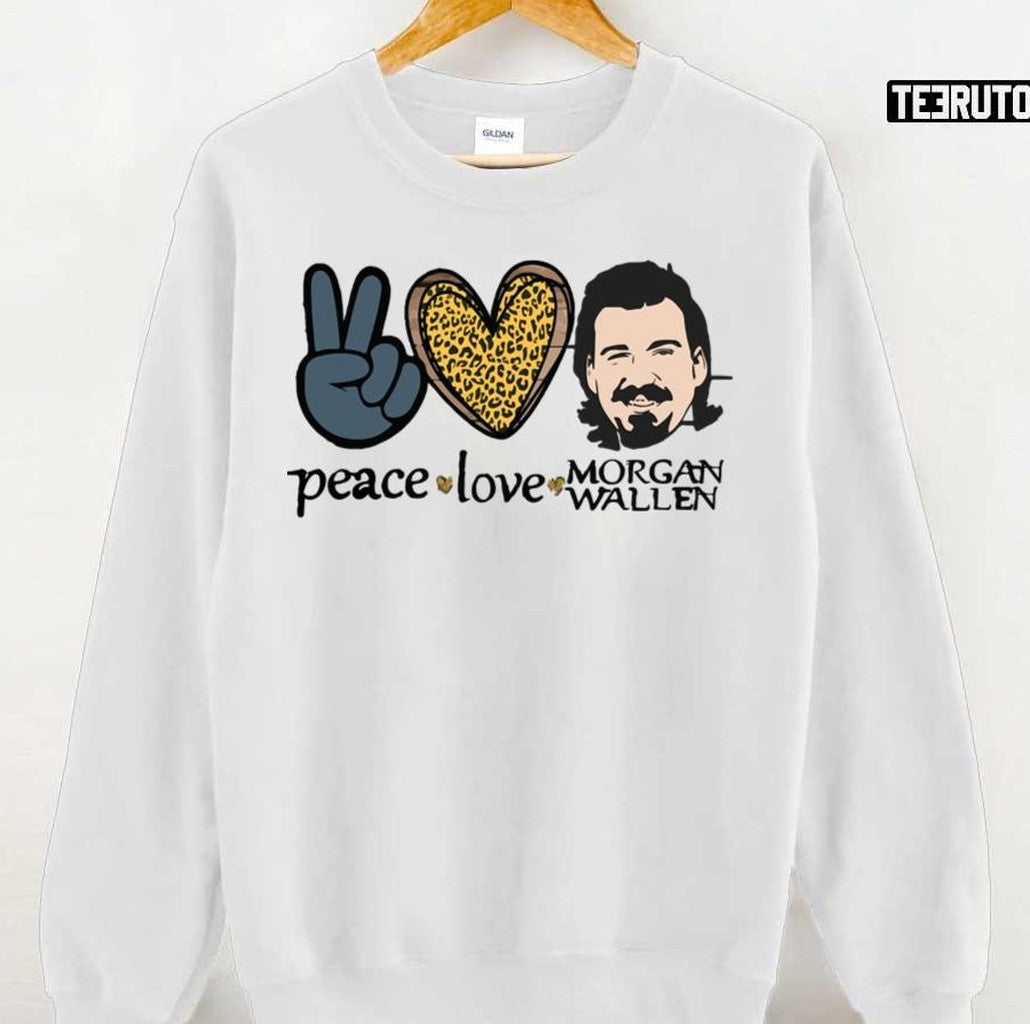 Peace Live Morgan W MW Music Unisex T-shirt