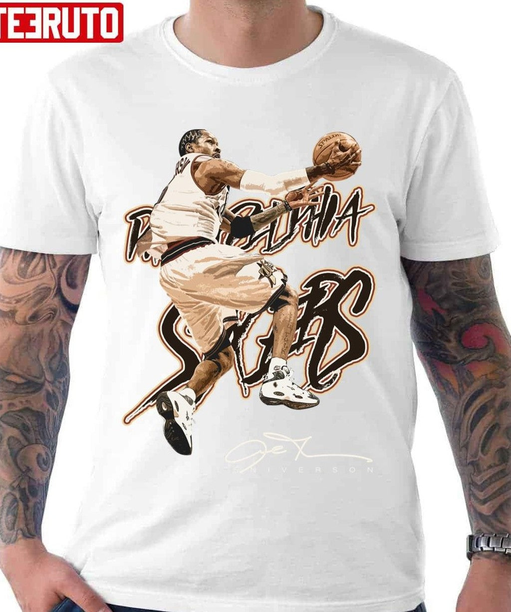 The 1 Point Allen Iverson Basketball Signature Unisex T-Shirt