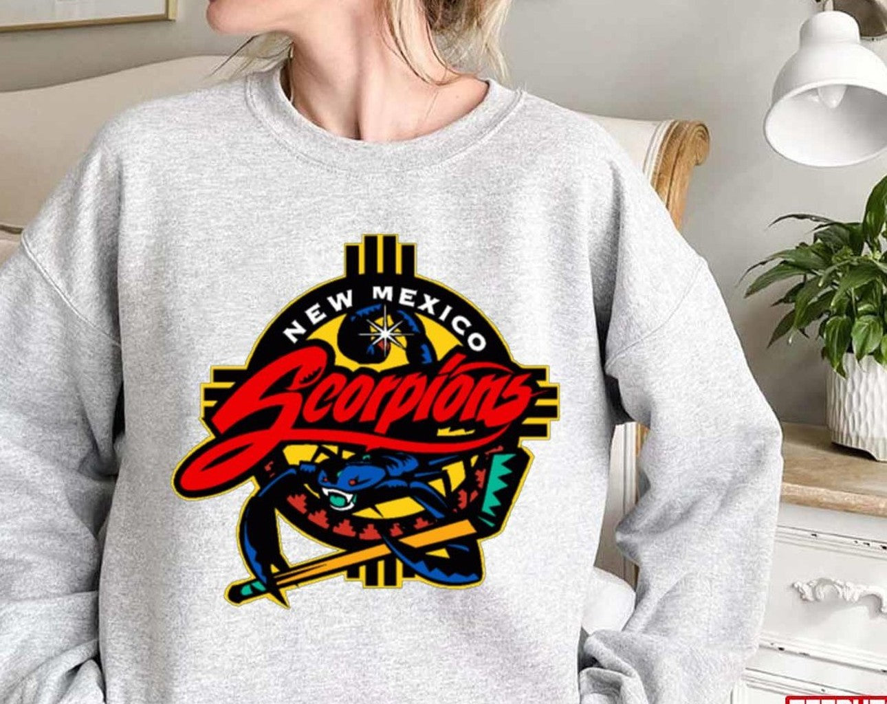 New Mexico Scorpions Hockey Logo Unisex Sweatshirt