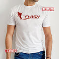 Super Hero Name Logo The Flash Unisex T-Shirt