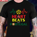 My Heart Beats For Potugal Unisex T-Shirt