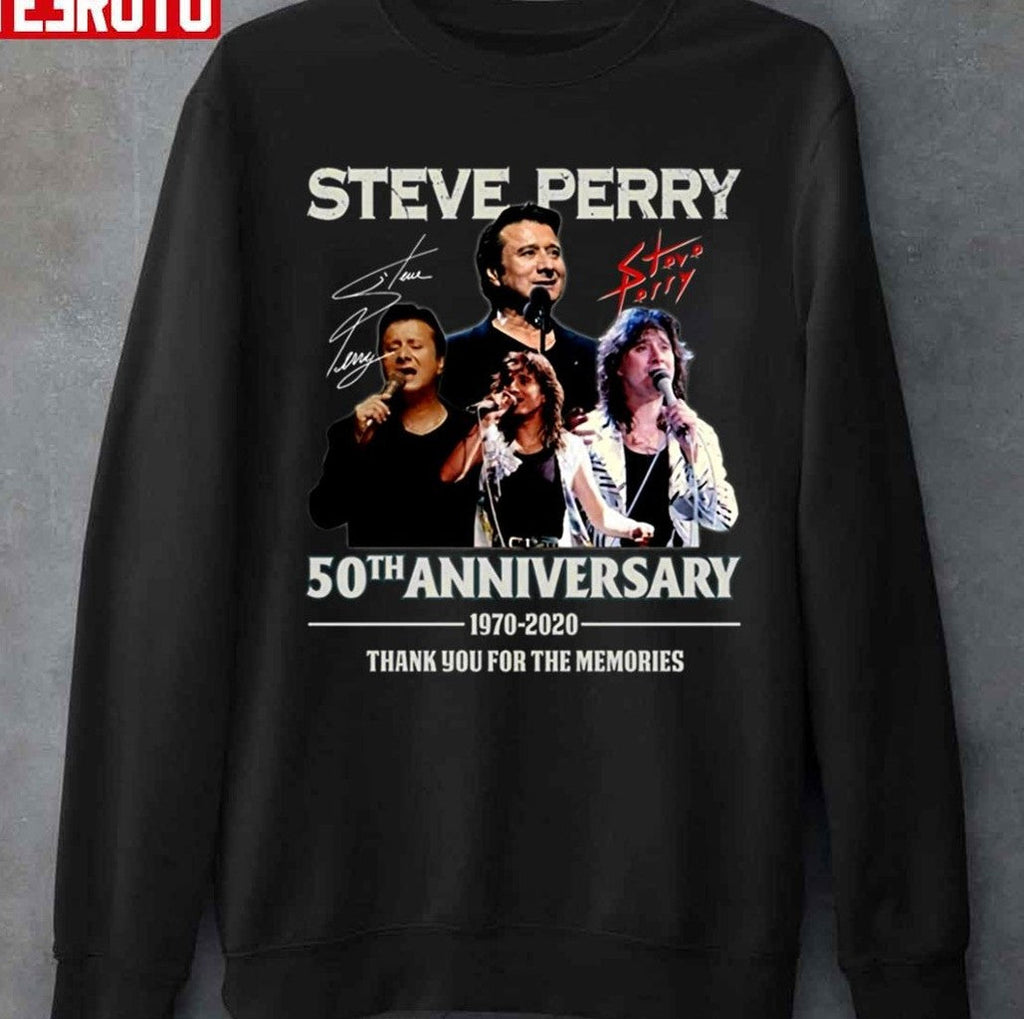 Steve Perry 50th Anniversary 1970-2020 Thank You For The Memories Unisex T-Shirt