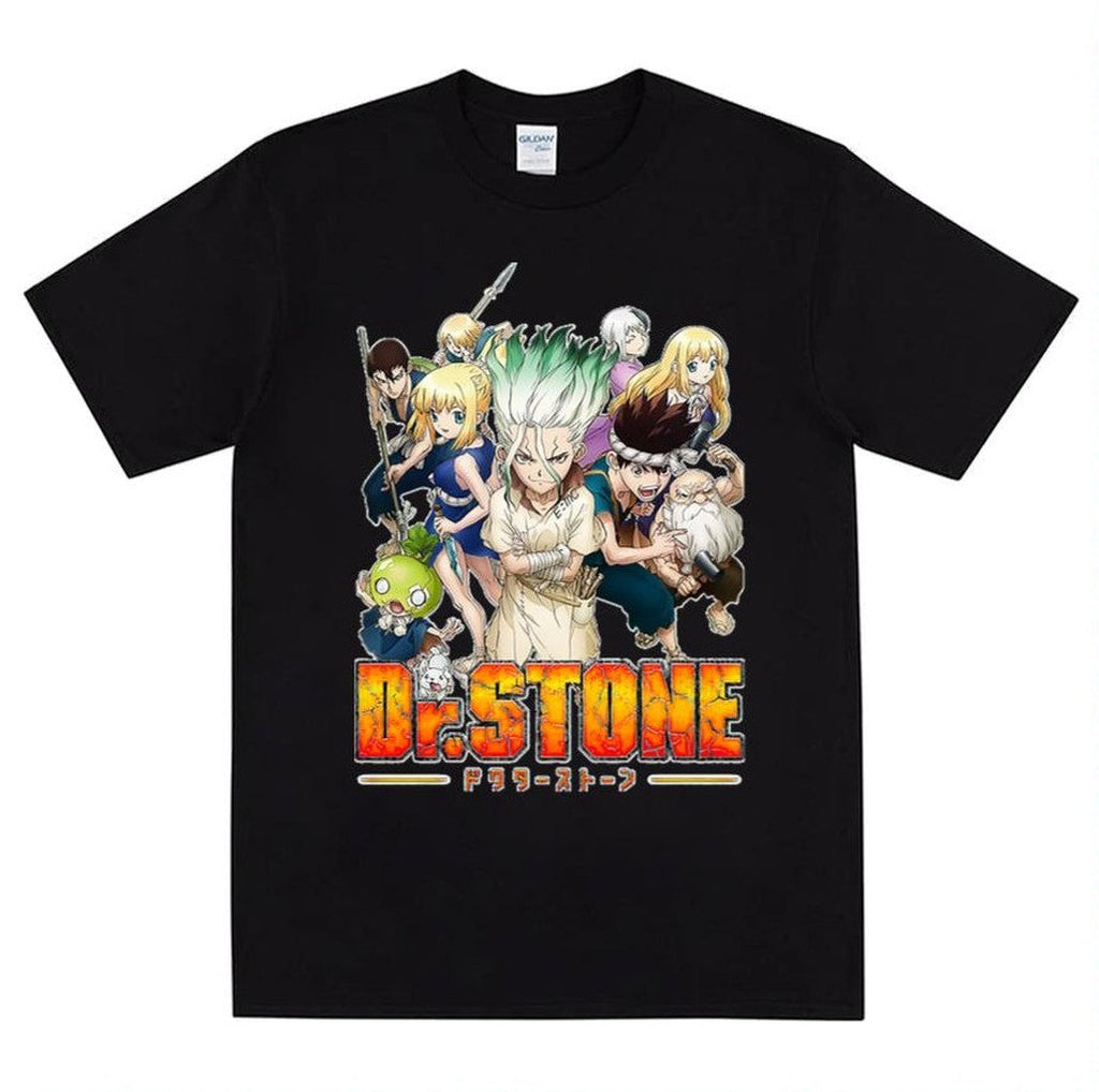 Retro Japanese Dr Comics Stone Characters Unisex T-Shirt