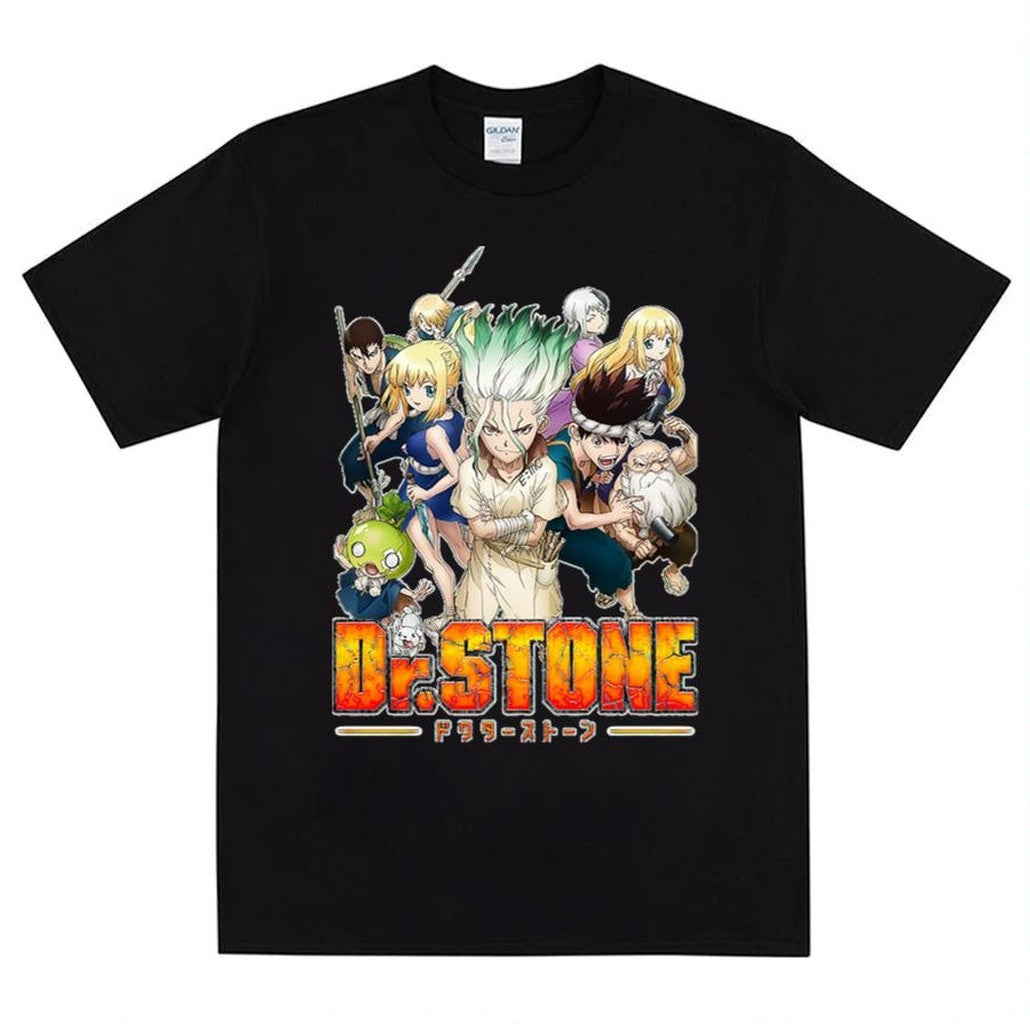 Retro Japanese Dr Comics Stone Characters Unisex T-Shirt