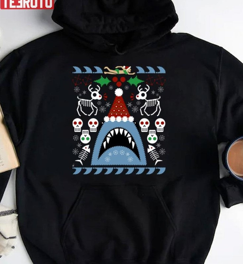 Santa Jaws Unisex Sweatshirt