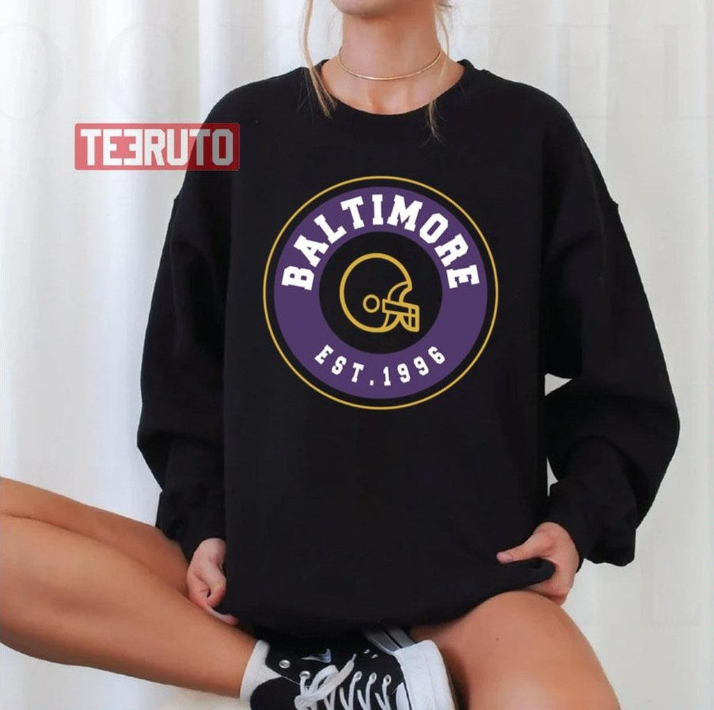 Baltimore Is 1996 Round Logo Football Unisex T-Shirt