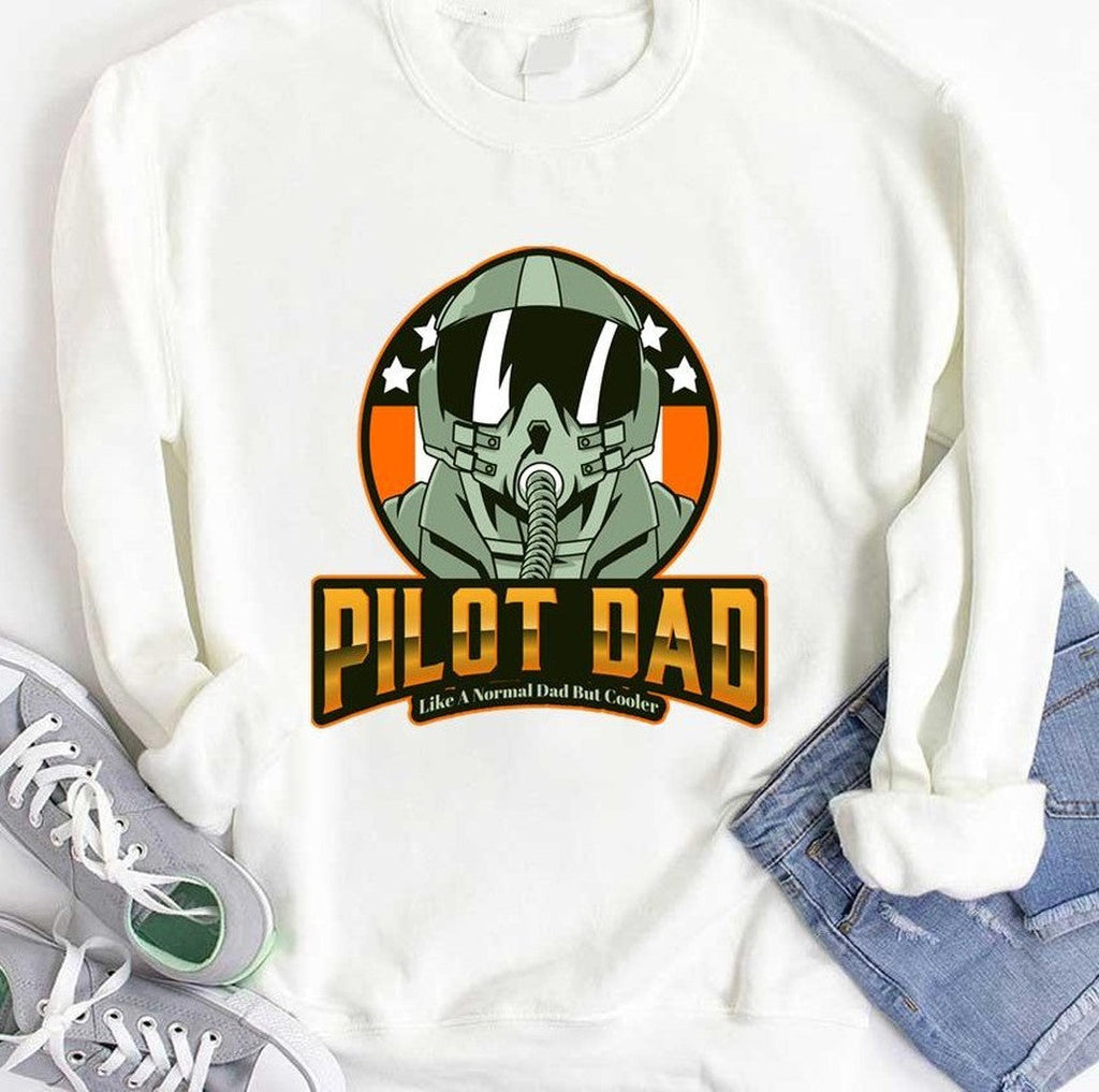 Pilot Dad Like A Normal Dad But Cooler Unisex Hoodie