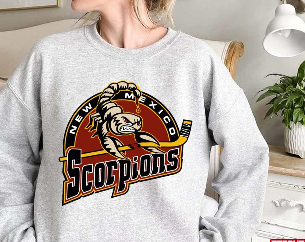 New Mexico Scorpions Ice Hockey Logo Unisex Sweatshirt