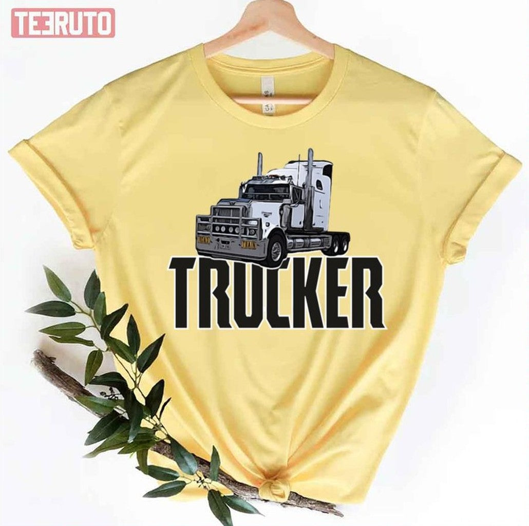 Australian Road Train Trucks Lorry Aussy Trucker Driver In The Outback Unisex T-Shirt