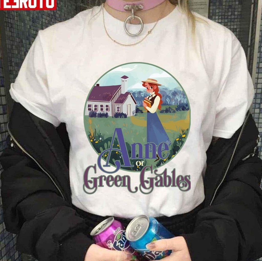 Avonlea Anne Of Green Gables Town Vintage Art Unisex Sweatshirt